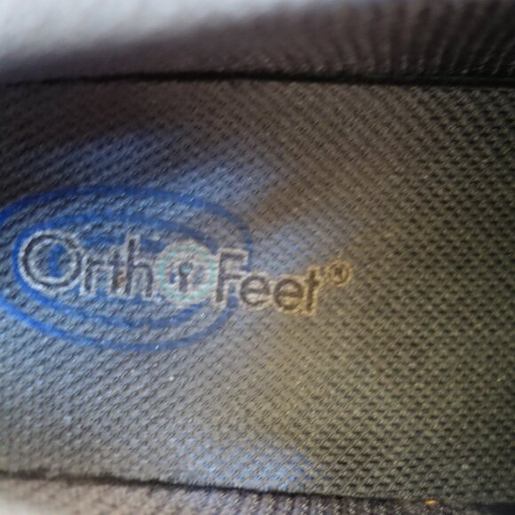 ORTHOFEET Orthopedic Grey Stretch Knit Quincy Slip-On Shoes  Wmns 8.5 Extra Wide - Picture 7 of 10